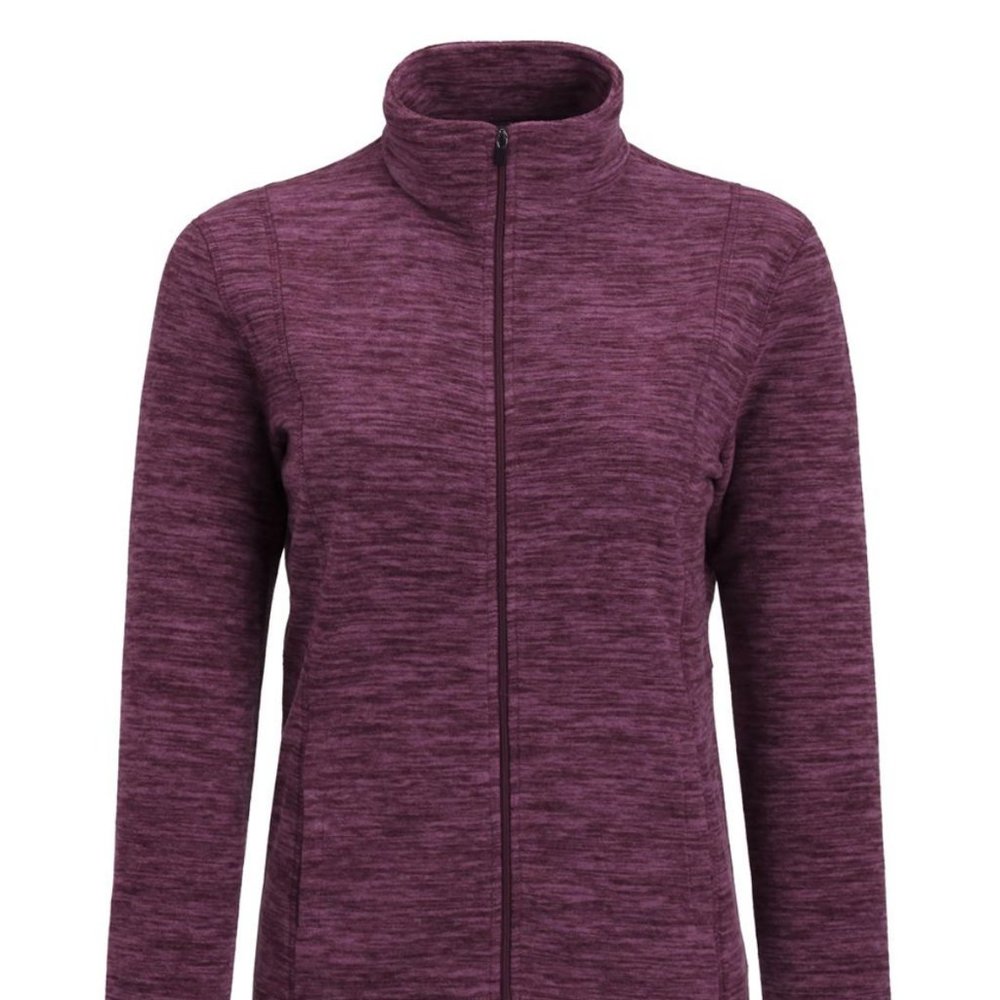 Ladies Marled Fleece Jacket  Cascade